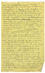 Moe Howard's Handwritten Manuscript Created for His Autobiography -- Moe's Daughter Joan Is Born & The Three Stooges Move to LA to Film ''Soup to Nuts''